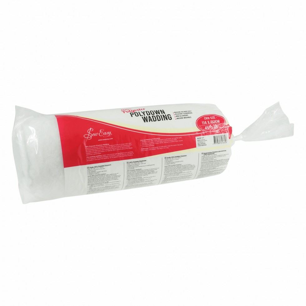 Sew Easy White Cotton Polyester Batting Wadding