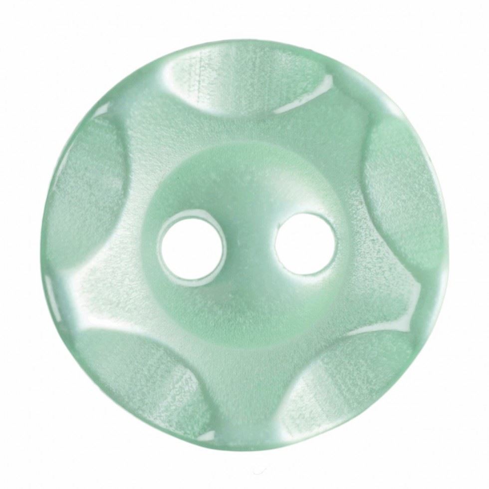Hemline Lime Green Round Plastic Buttons