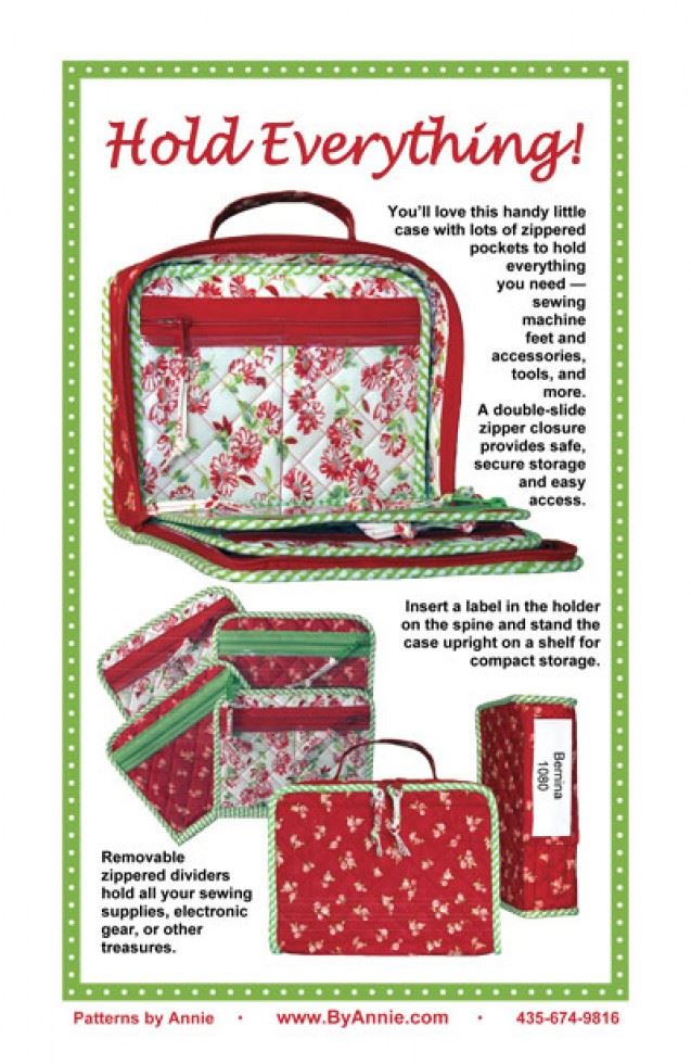 By Annie Sewing Pattern Hold Everything Organiser