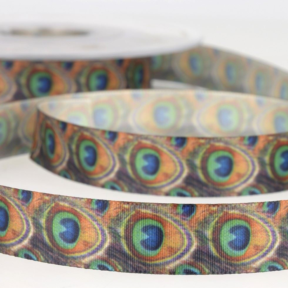 Stephanoise Rust Peacock Ribbon