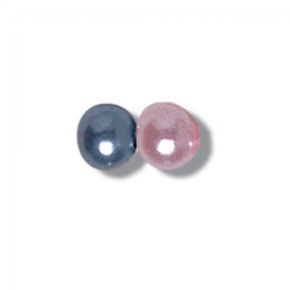 Minerva Assorted Pearl Beads Bulk Pack (Value Pack Of 3) Assorted Pastel Trimits 92117