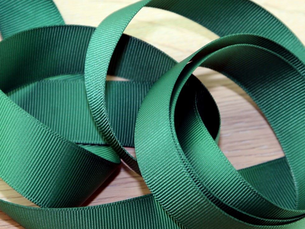 Prym Green Ribbed Polyester Tape