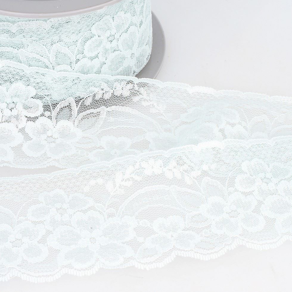 Stephanoise Rachel Lace Trim Nile Green
 