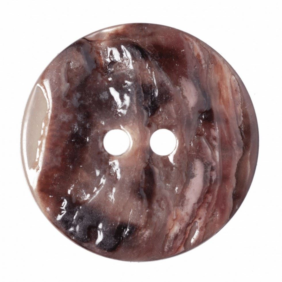Hemline Bone Round Shell Buttons