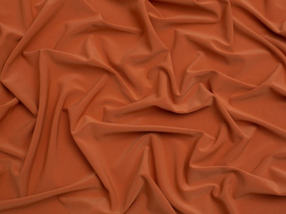 Minerva Core Range Ritual ITY Silky Stretch Knit Fabric Burnt Orange
 