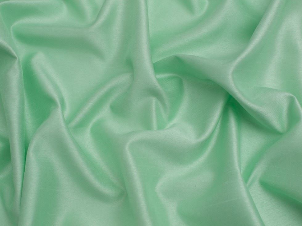 Minerva Core Range Shantung Dupion Fabric Honeydew
 
