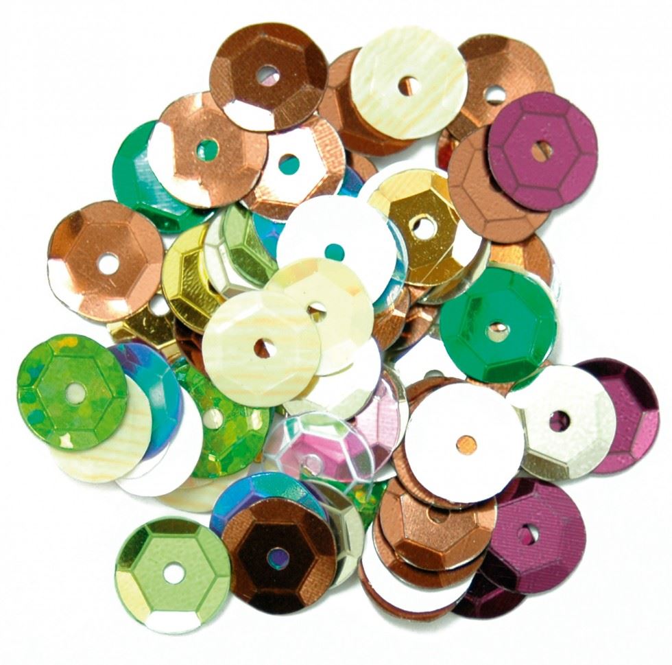 Craft Factory Round Cup Sequins Multi
 