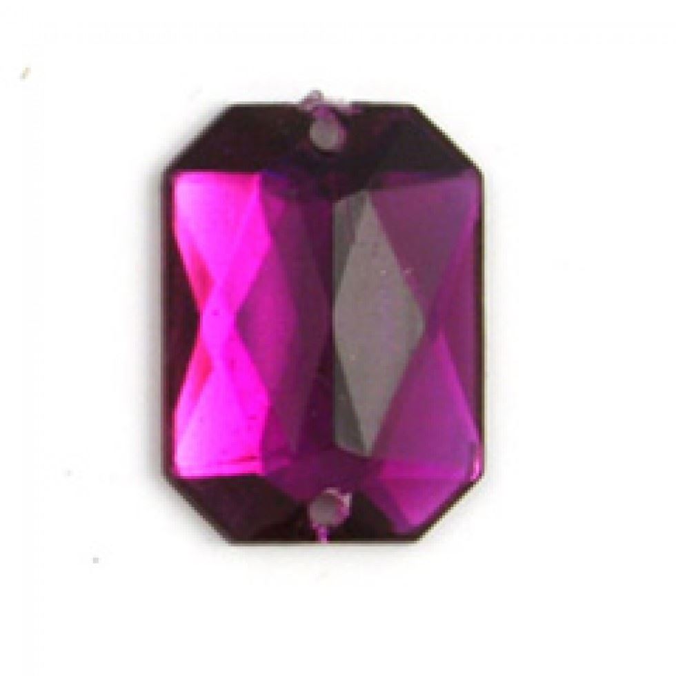 Trimits Purple Rectangular Diamantes