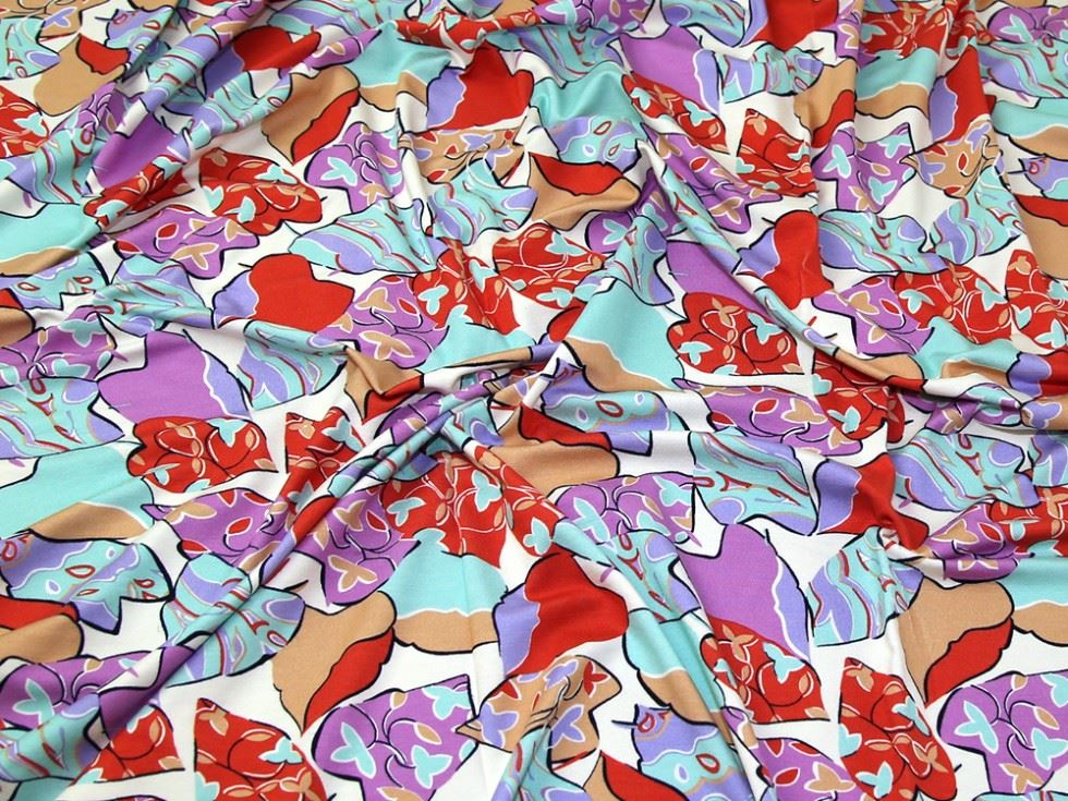 Deadstock Viscose Jersey Stretch Knit Fabric Mint