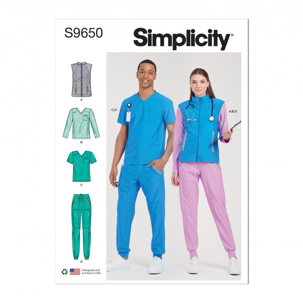 Minerva Sewing Pattern 9650 Simplicity Simplicity-9650-A