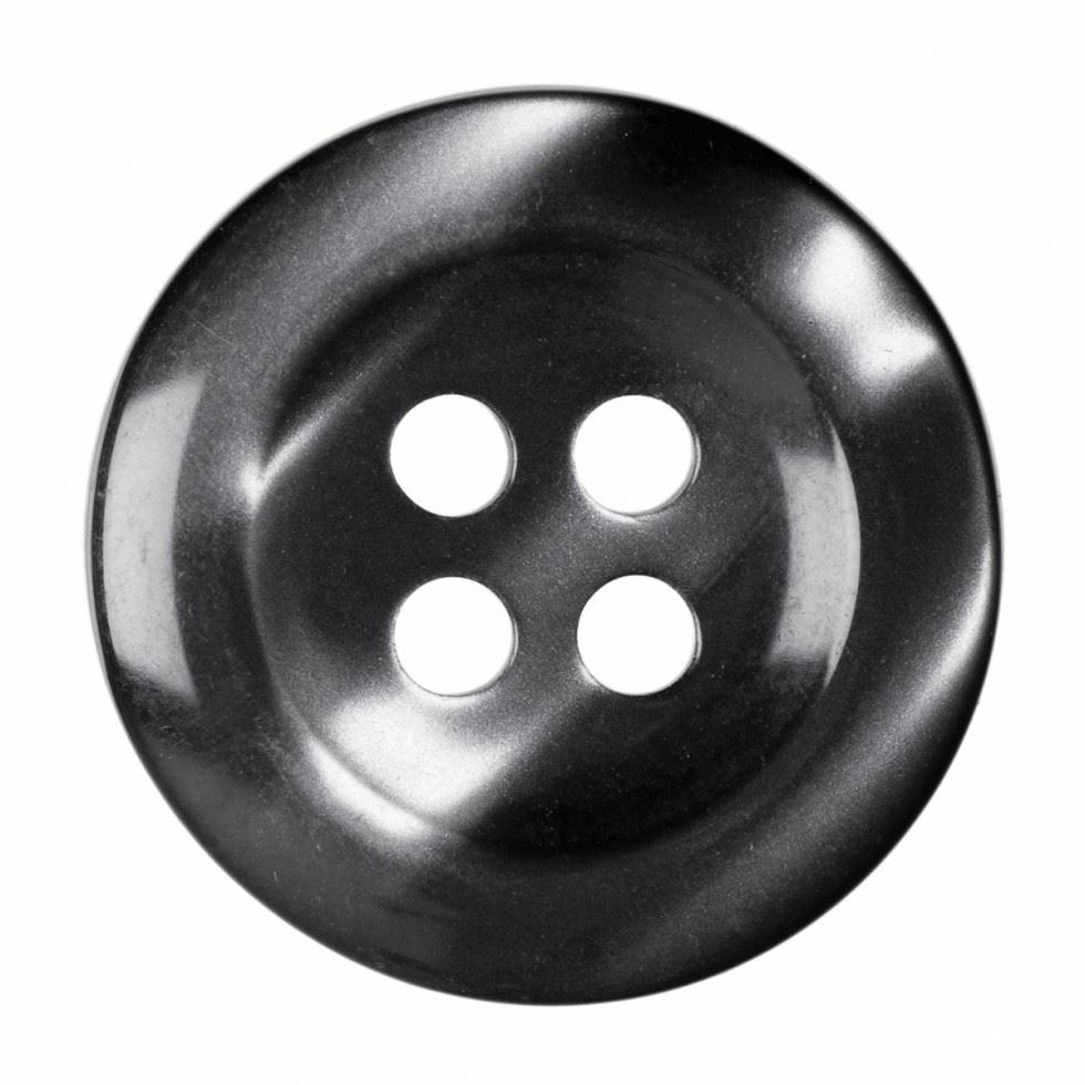 Hemline Smoked Round Translucent Buttons