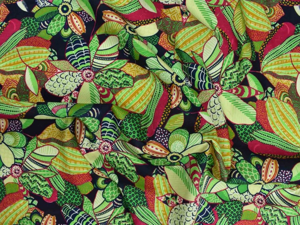 Storrs London Green Egyptian Cotton Lawn Fabric