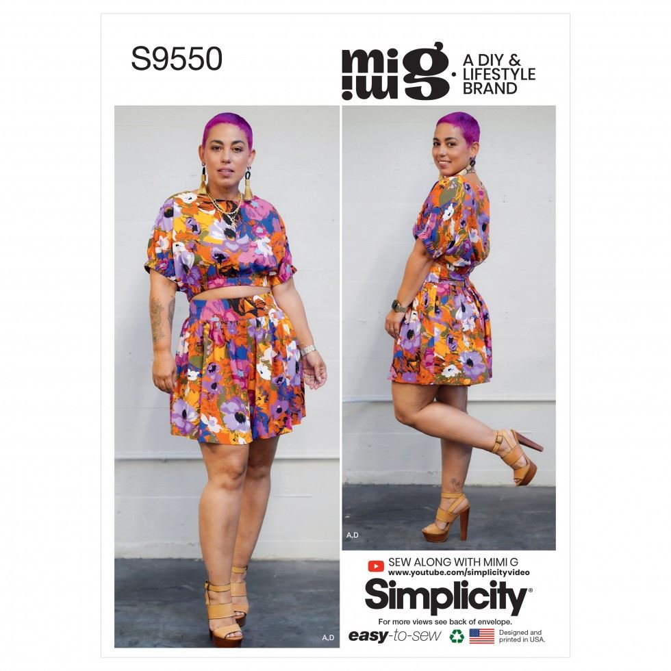 Minerva Sewing Pattern 9550 Simplicity Simplicity-9550-D5