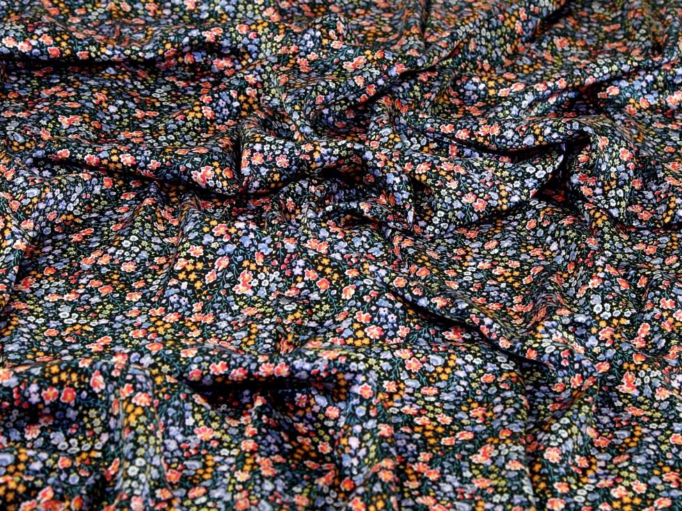 Liberty London Coral Phoebe & Jo Belgravia Silk Satin Fabric