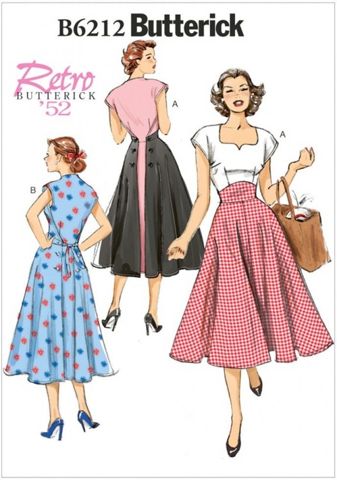 Butterick Paper Sewing Pattern 6212
 