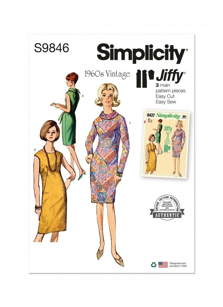 Simplicity Paper Sewing Pattern 9846
 