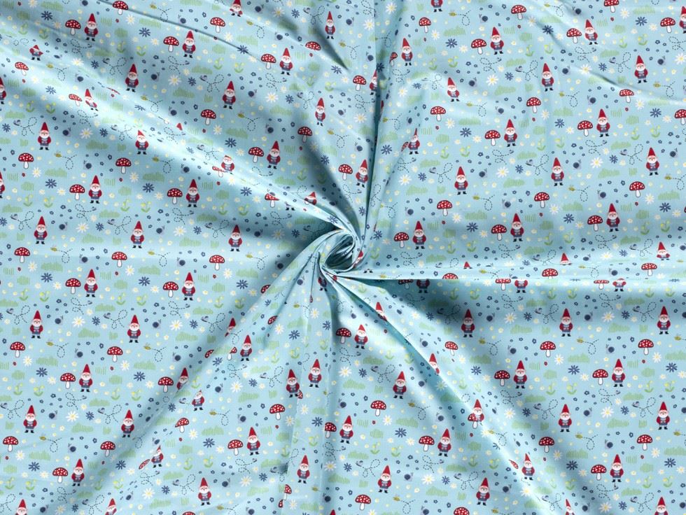 100% Cotton Poplin Fabric Aqua
 