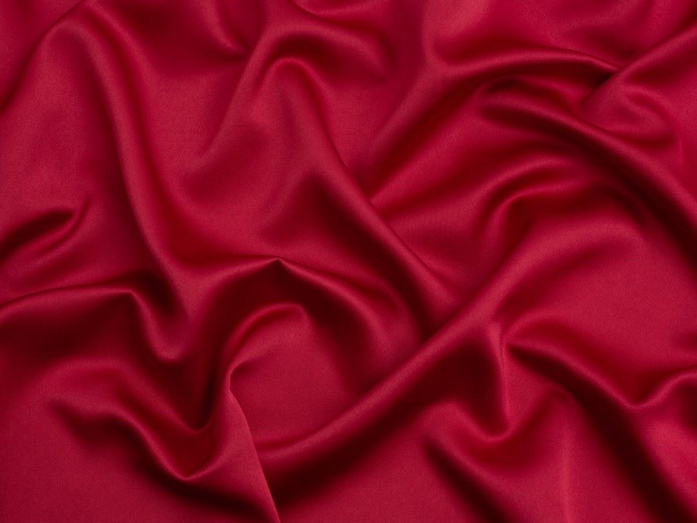 Minerva Core Range Crimson Royal Micro Satin Fabric