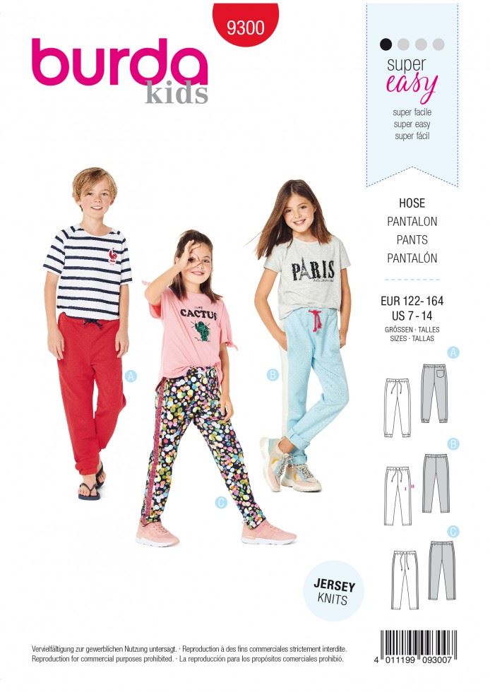 Burda Paper Sewing Pattern 9300
 
