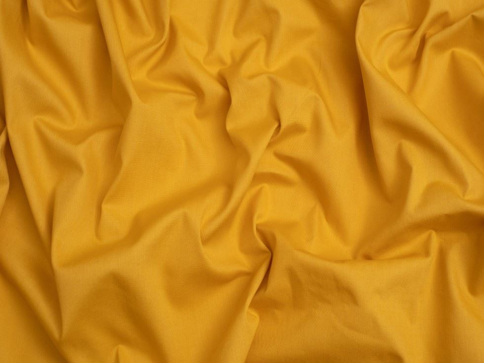 Minerva Core Range Medium 100% Cotton Poplin Fabric Ochre
 