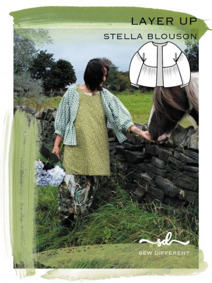 Sew Different Paper Sewing Pattern Stella Blouson
 