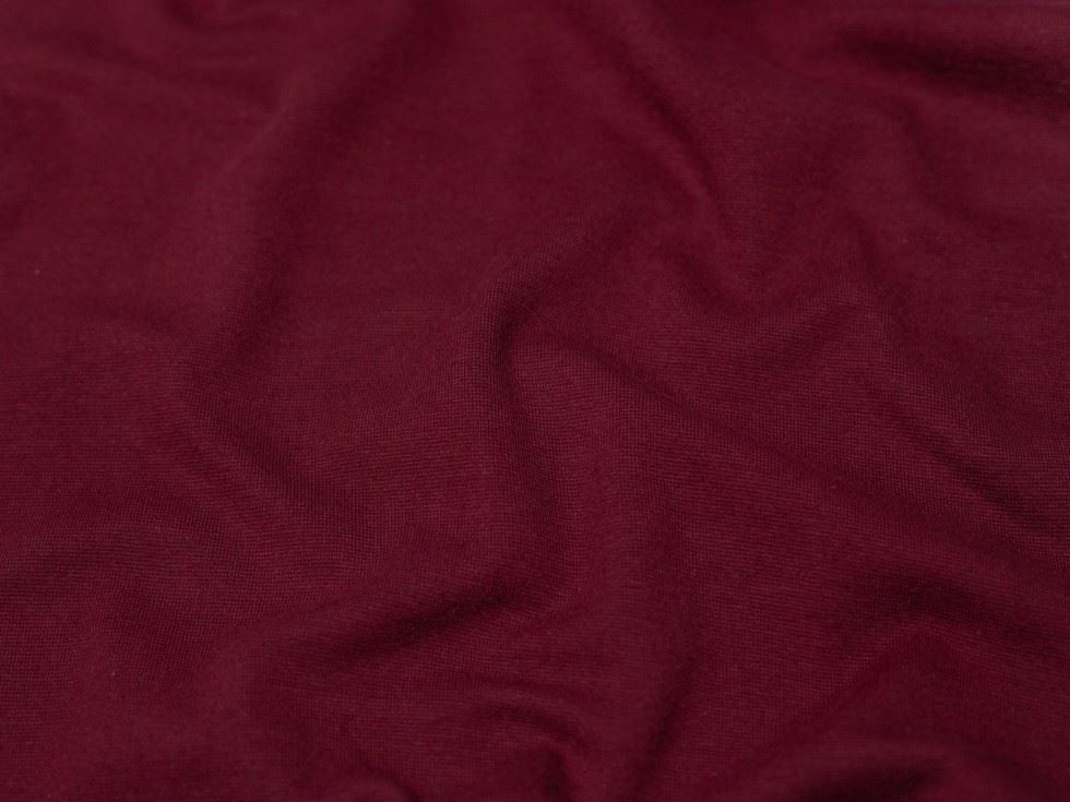 Minerva Core Range Tubular Ribbing Stretch Knit Fabric Bordeaux
 