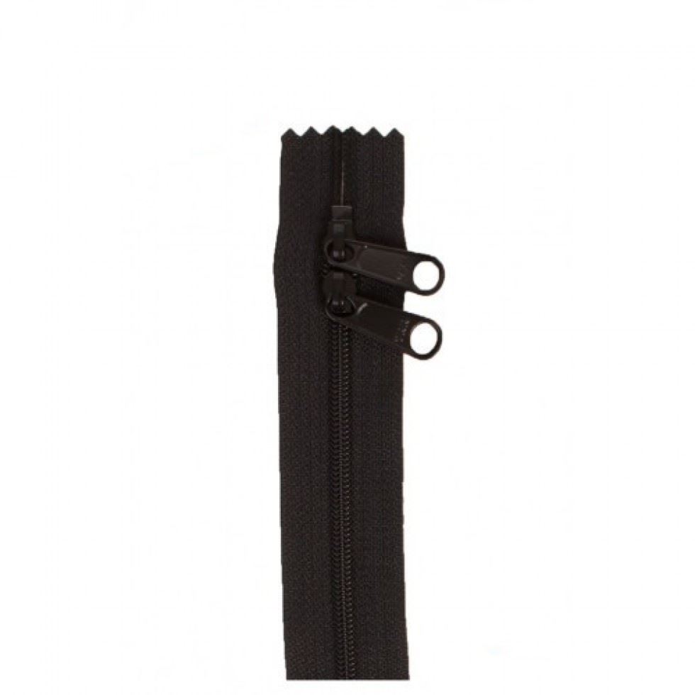 By Annie 2 Way Bag Zips Fastener Black