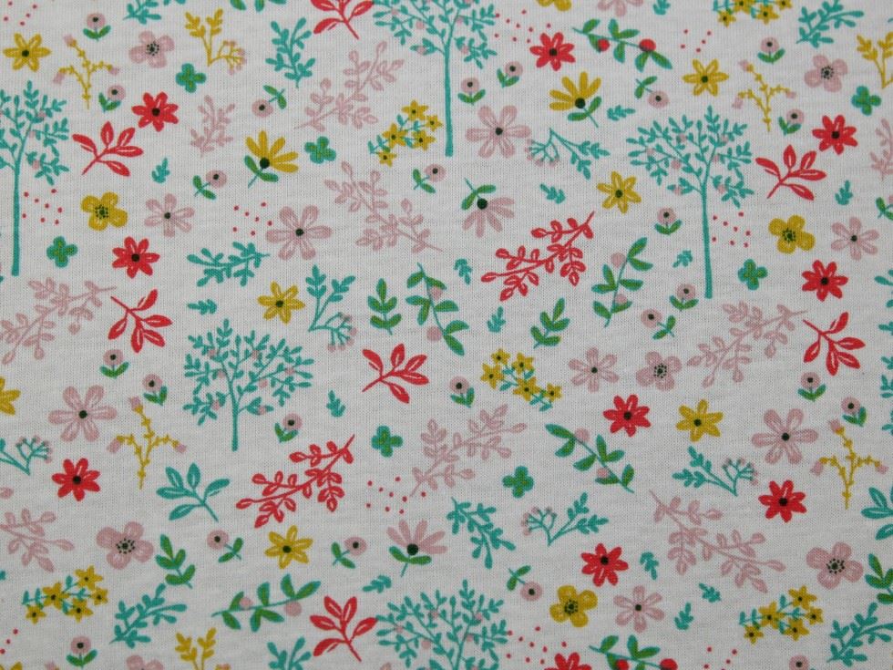 Stof France PUL Coated Jersey Stretch Knit Fabric Multicoloured
 