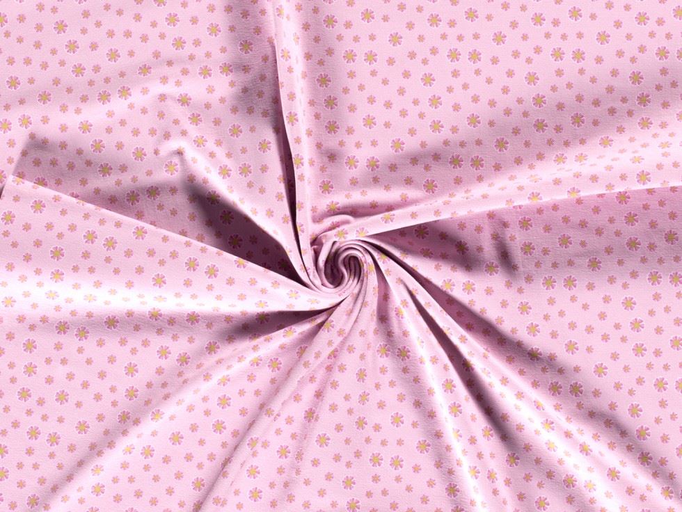 Cotton Jersey Stretch Knit Fabric Pink
 