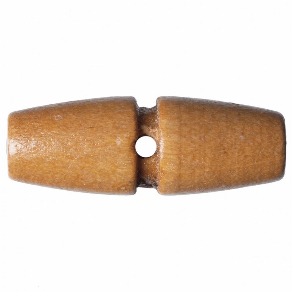 Hemline Light Natural Chunky Wood Toggles
