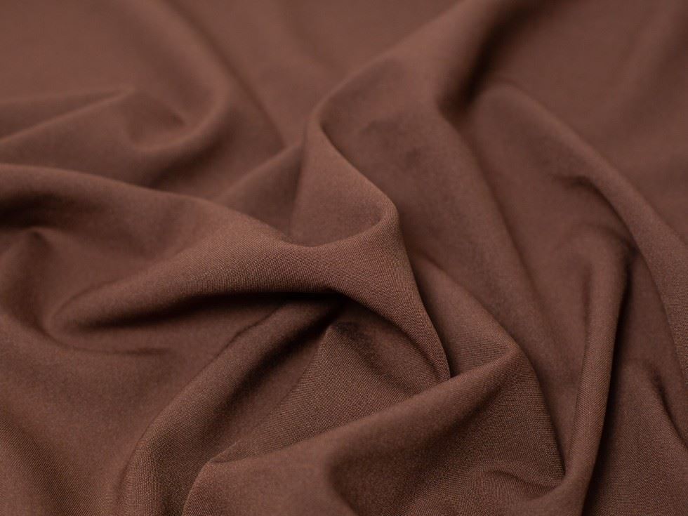 Minerva Core Range Mocha Burlington Polyester Suiting Fabric