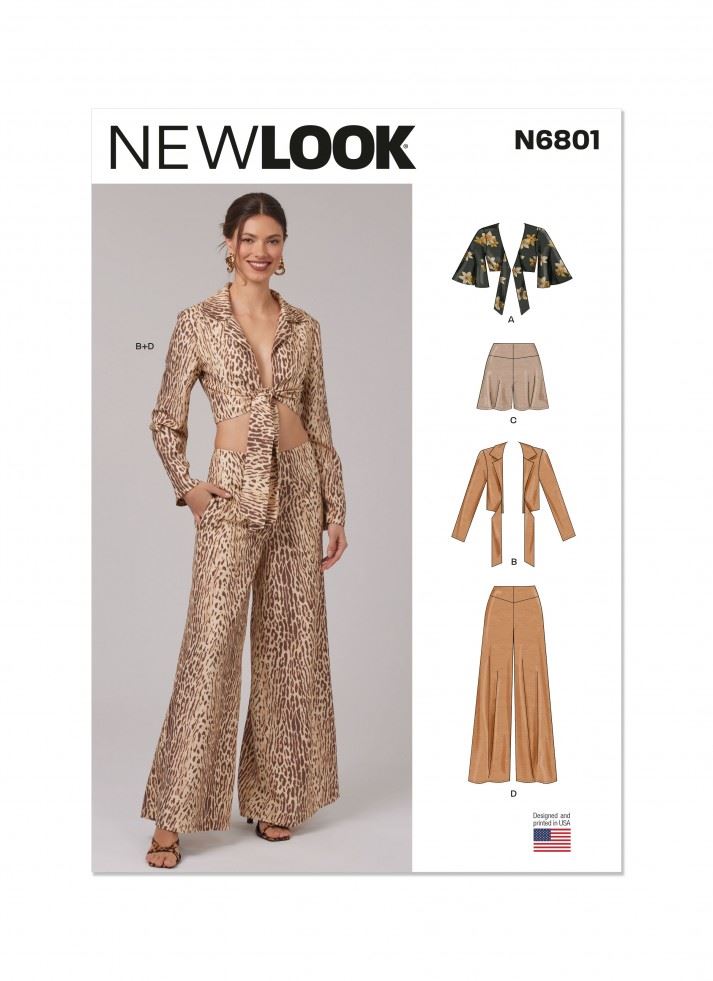 New Look Paper Sewing Pattern 6801
 