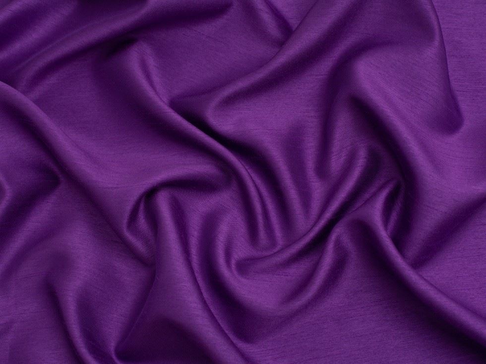Minerva Core Range Shantung Dupion Fabric Purple
 