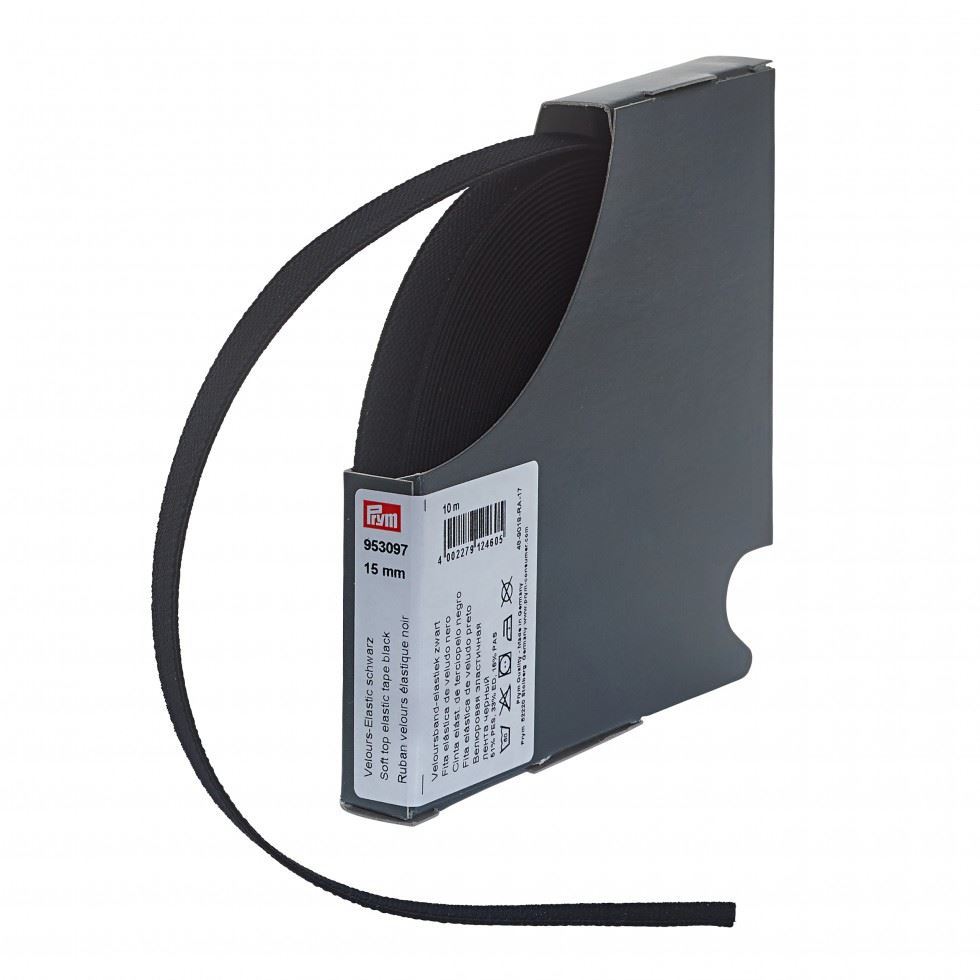 Prym Soft Top Elastic Tape Black
 