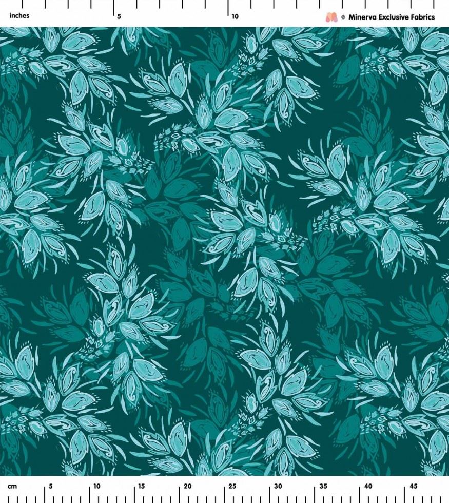Minerva Exclusive Crepe Fabric - POD - Neon Whirl - per metre - Picture 3 of 4