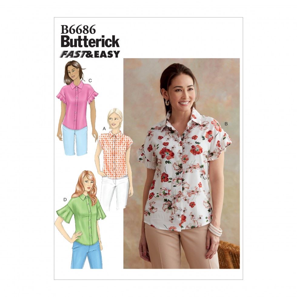 Butterick Paper Sewing Pattern 6686
 
