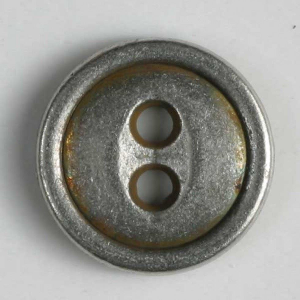 Dill Round Metal Buttons (Value Pack) Antique Silver