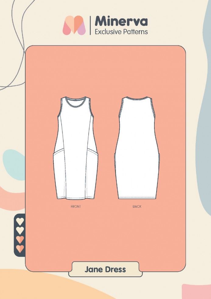 Minerva Exclusive Sewing Pattern Jane Dress