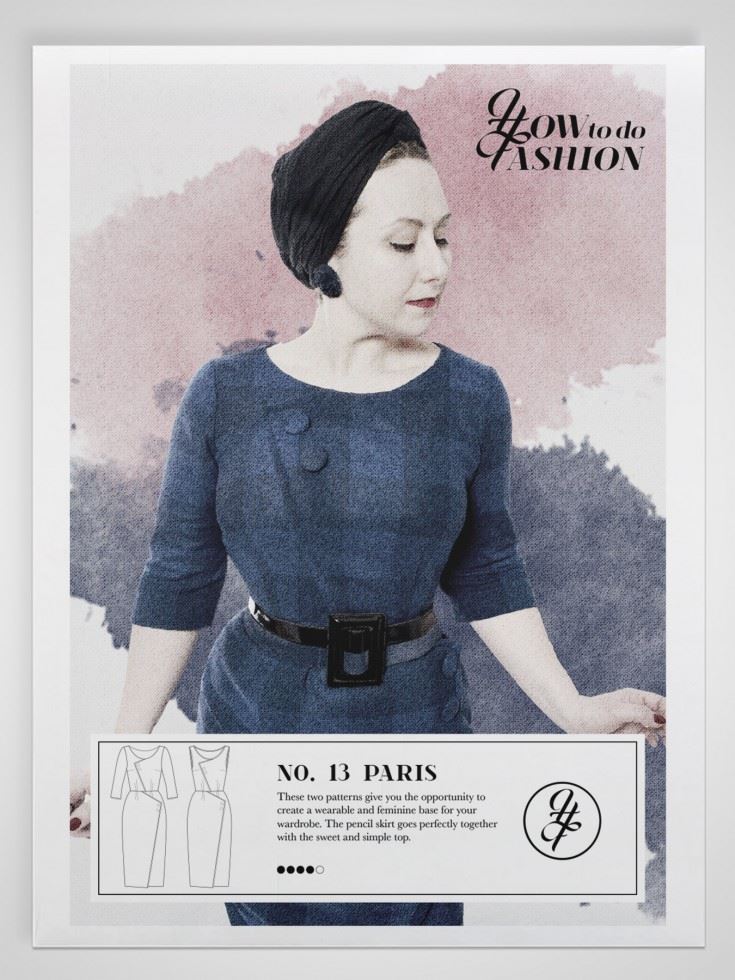 How To Do Fashion Sewing Pattern Paris Dress