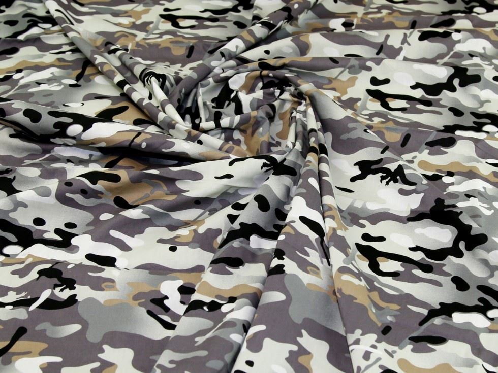 Grey Deadstock 100% Cotton Poplin Fabric