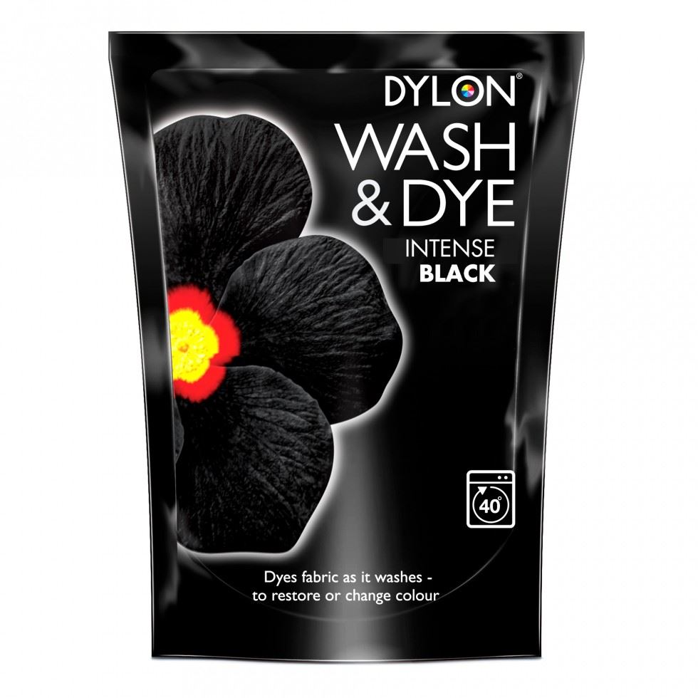 Dylon Wash & Dye Fabric Dye Intense Black
 