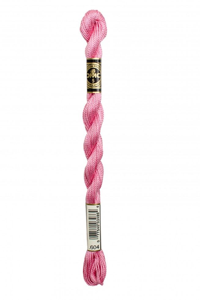 Dmc 604 Size 5 Cotton Perle Thread