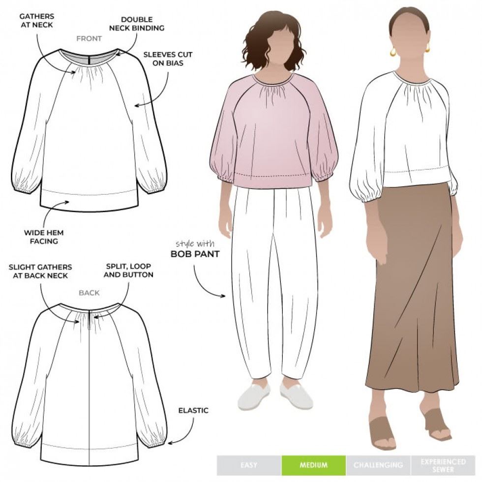Style Arc Sewing Pattern Verona Top