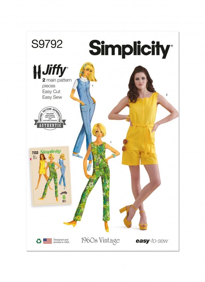 Simplicity Paper Sewing Pattern 9792
 