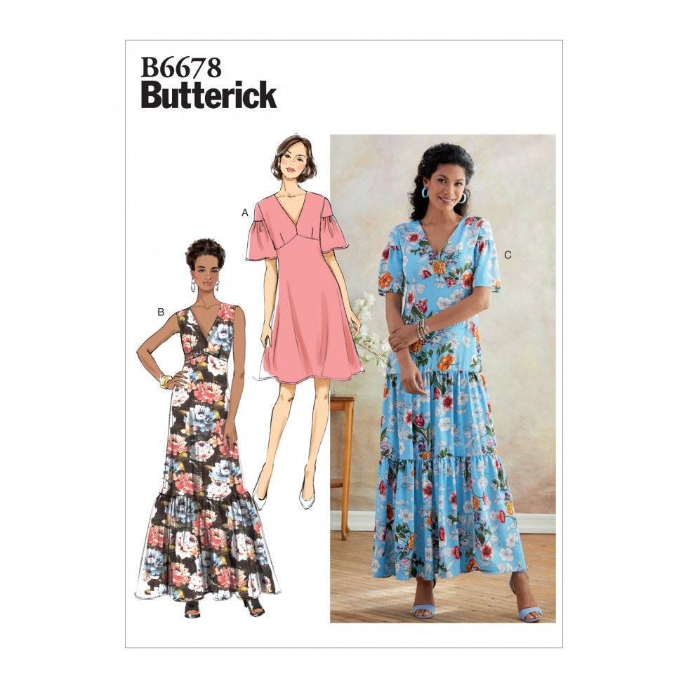 Butterick Paper Sewing Pattern 6678
 