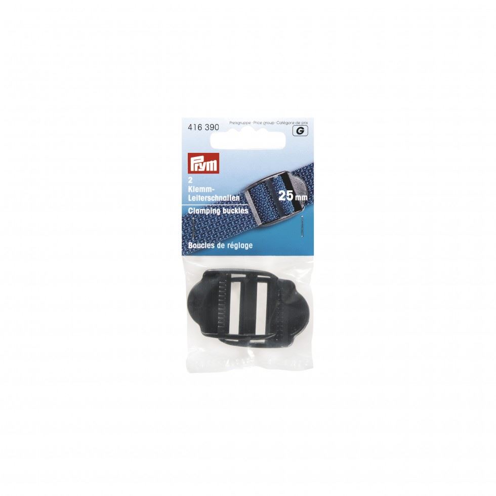 Prym Plastic Clamping Buckles Black
 