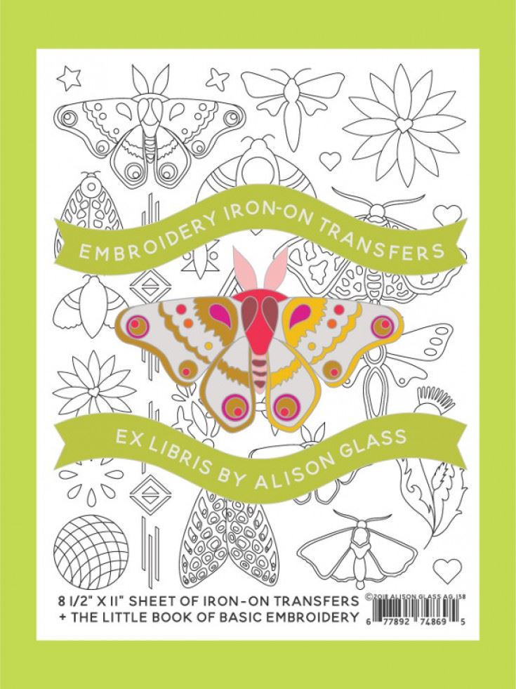 Alison Glass Embroidery Transfers Ex Libris
 