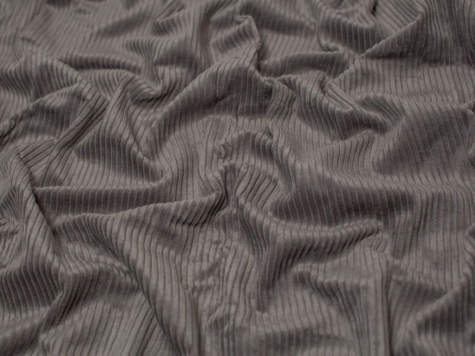 Minerva Core Range Taupe 5 Wale Cotton Jumbo Cord Fabric