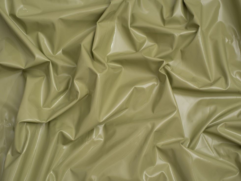 Minerva Core Range Glossy PVC Vinyl Fabric Sage Green
 
