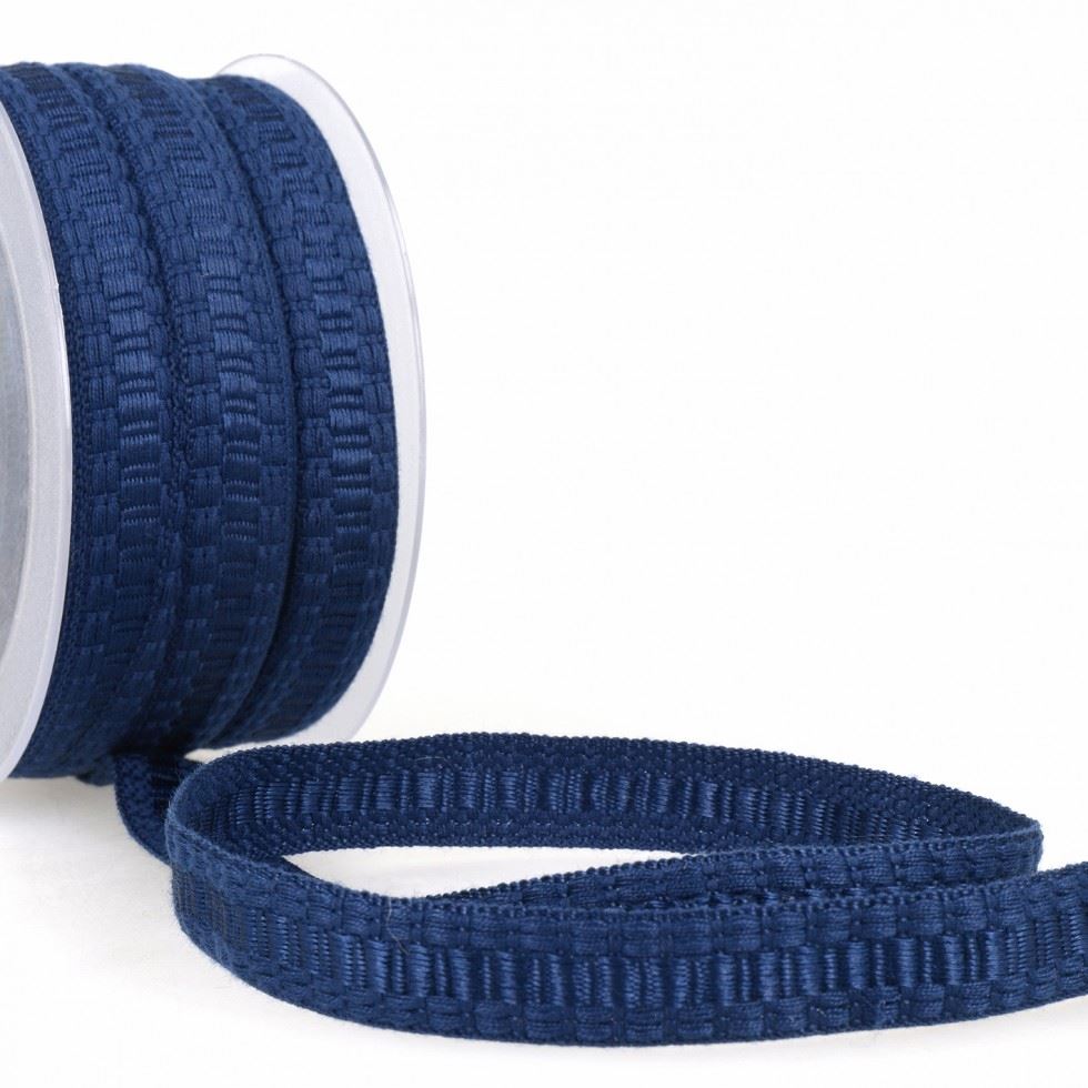 Stephanoise Flat Braid Trim Navy Blue
 